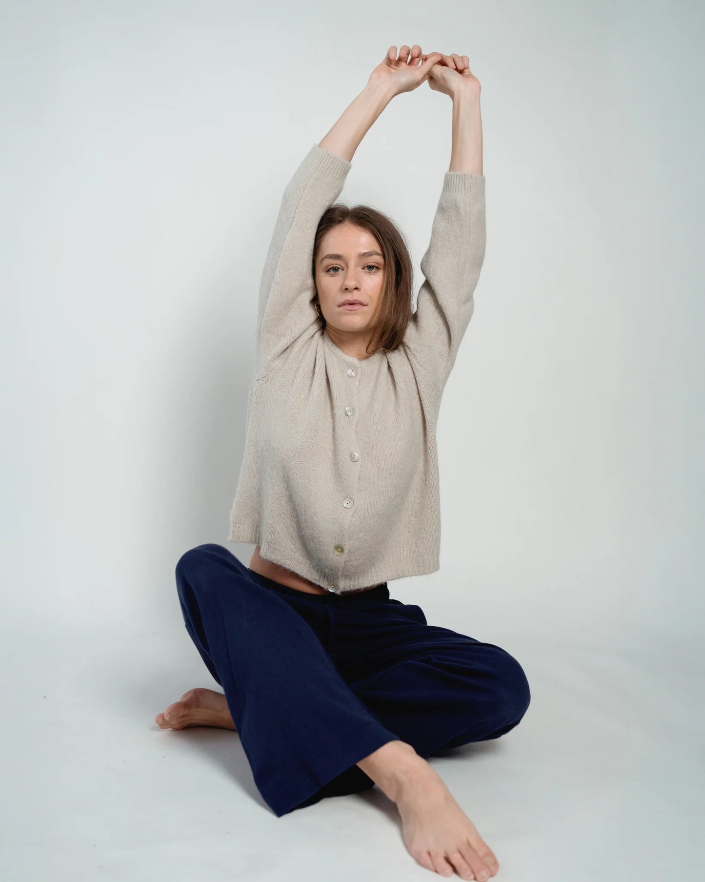 Lou & Odette | Nathalie Cardigan - Sand