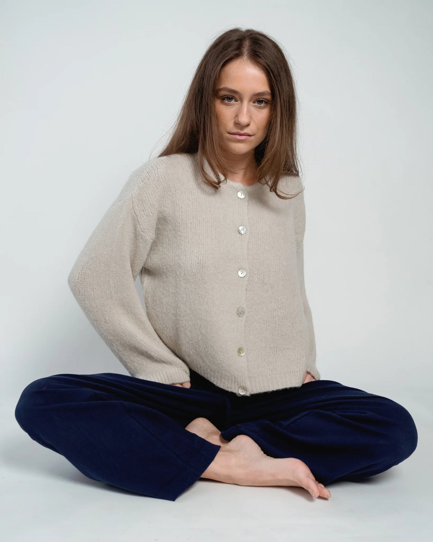 Lou & Odette | Nathalie Cardigan - Sand