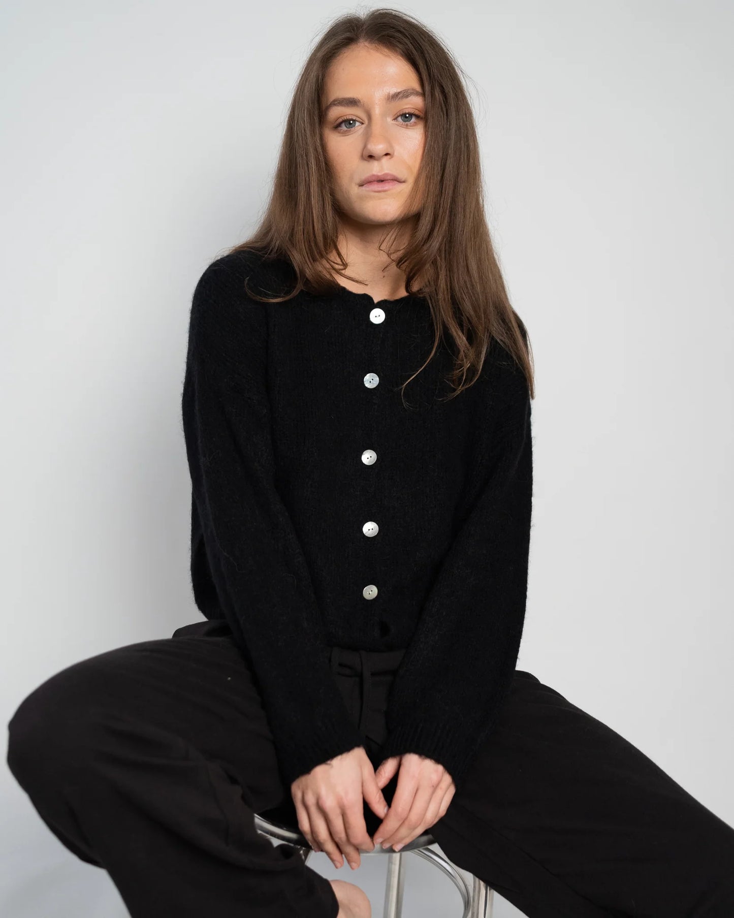 Lou & Odette | Nathalie Cardigan - Black