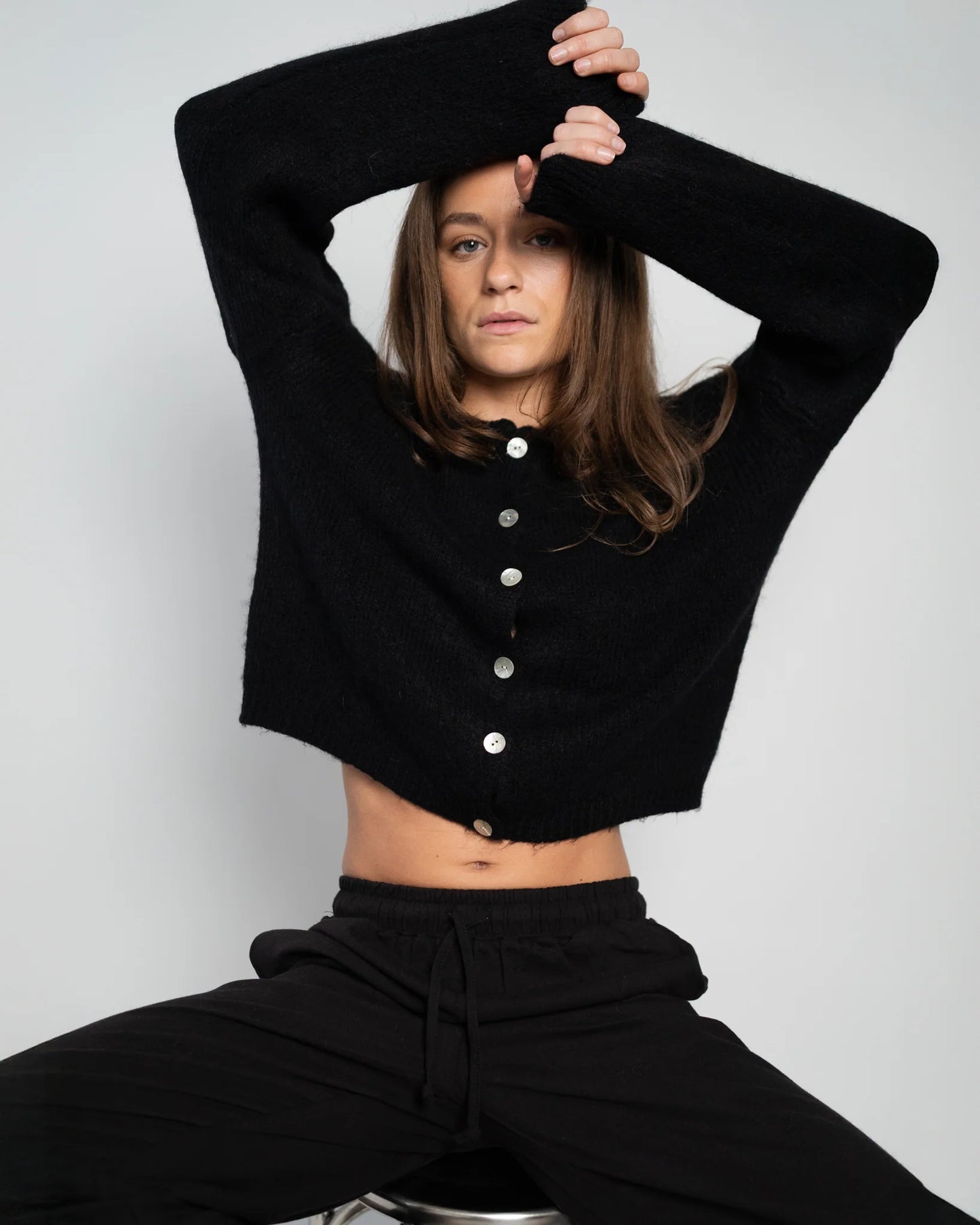 Lou & Odette | Nathalie Cardigan - Black