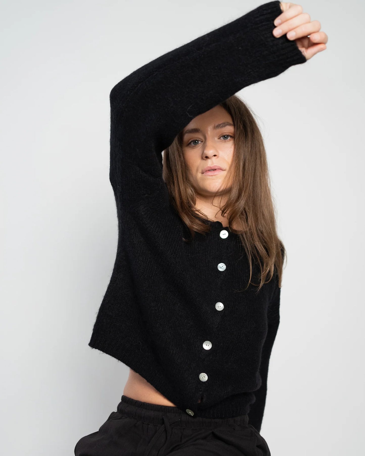 Lou & Odette | Nathalie Cardigan - Black