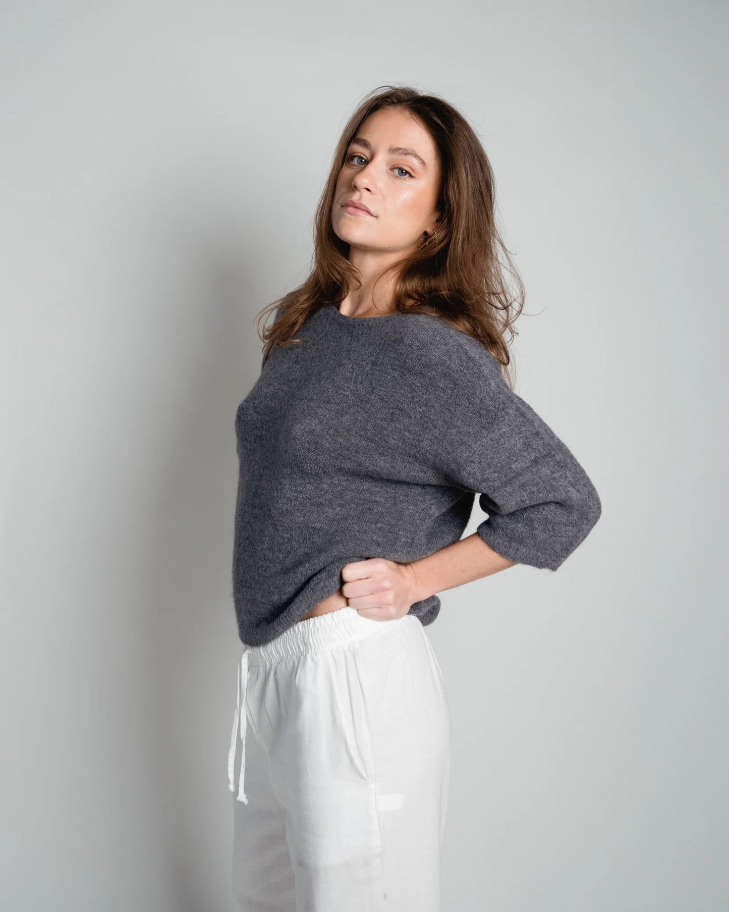 Lou & Odette | Annabelle Pullover  - Grey