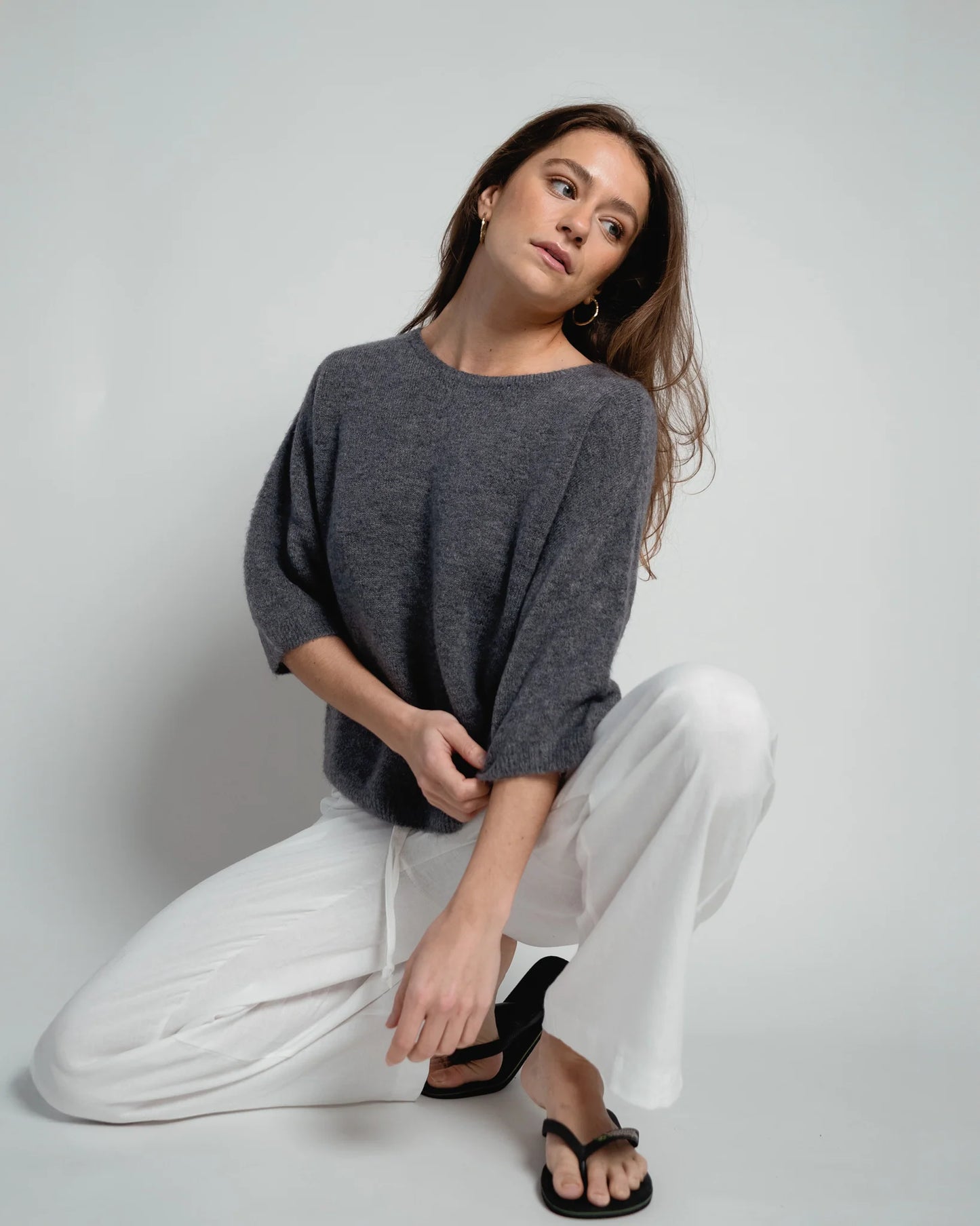 Lou & Odette | Annabelle Pullover  - Grey