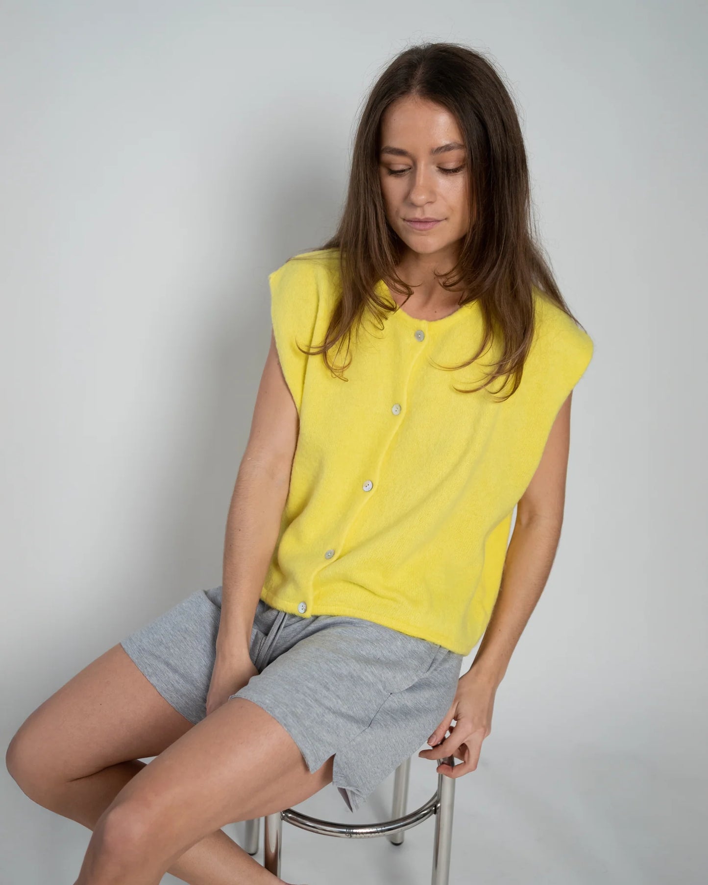Lou & Odette | Demi Sleeveless Round Neck - Yellow
