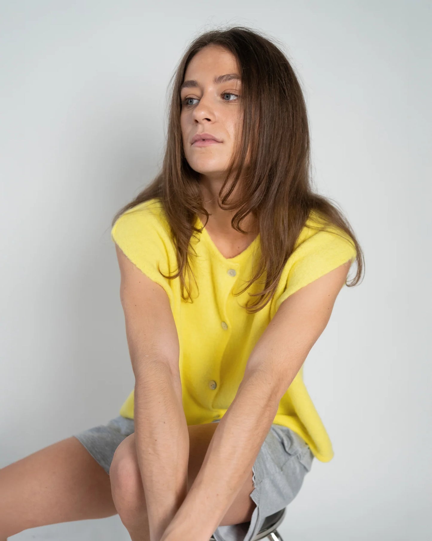 Lou & Odette | Demi Sleeveless Round Neck - Yellow