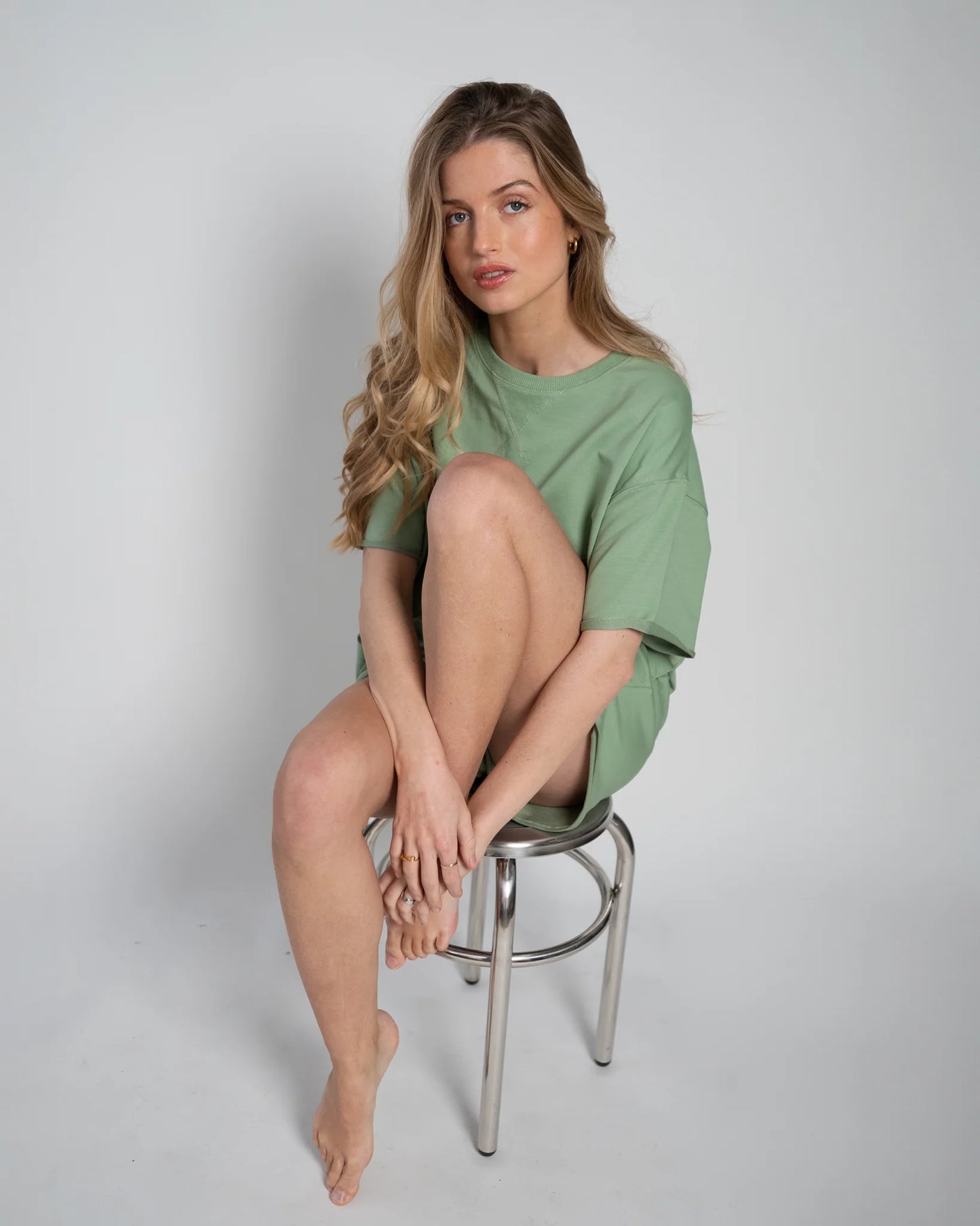 Lou & Odette | Lou Short Sleeve Sweatshirt - Sage