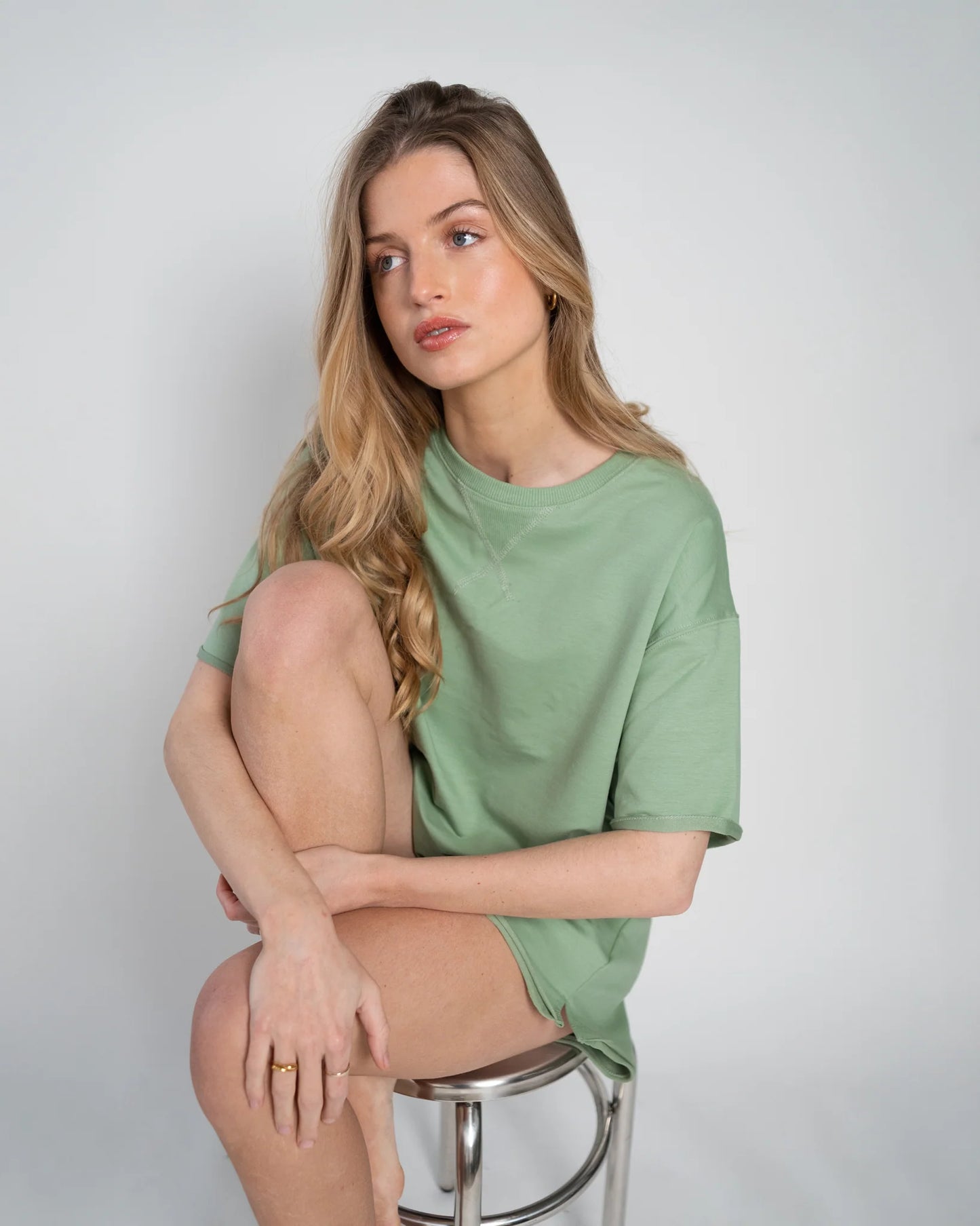 Lou & Odette | Lou Short Sleeve Sweatshirt - Sage