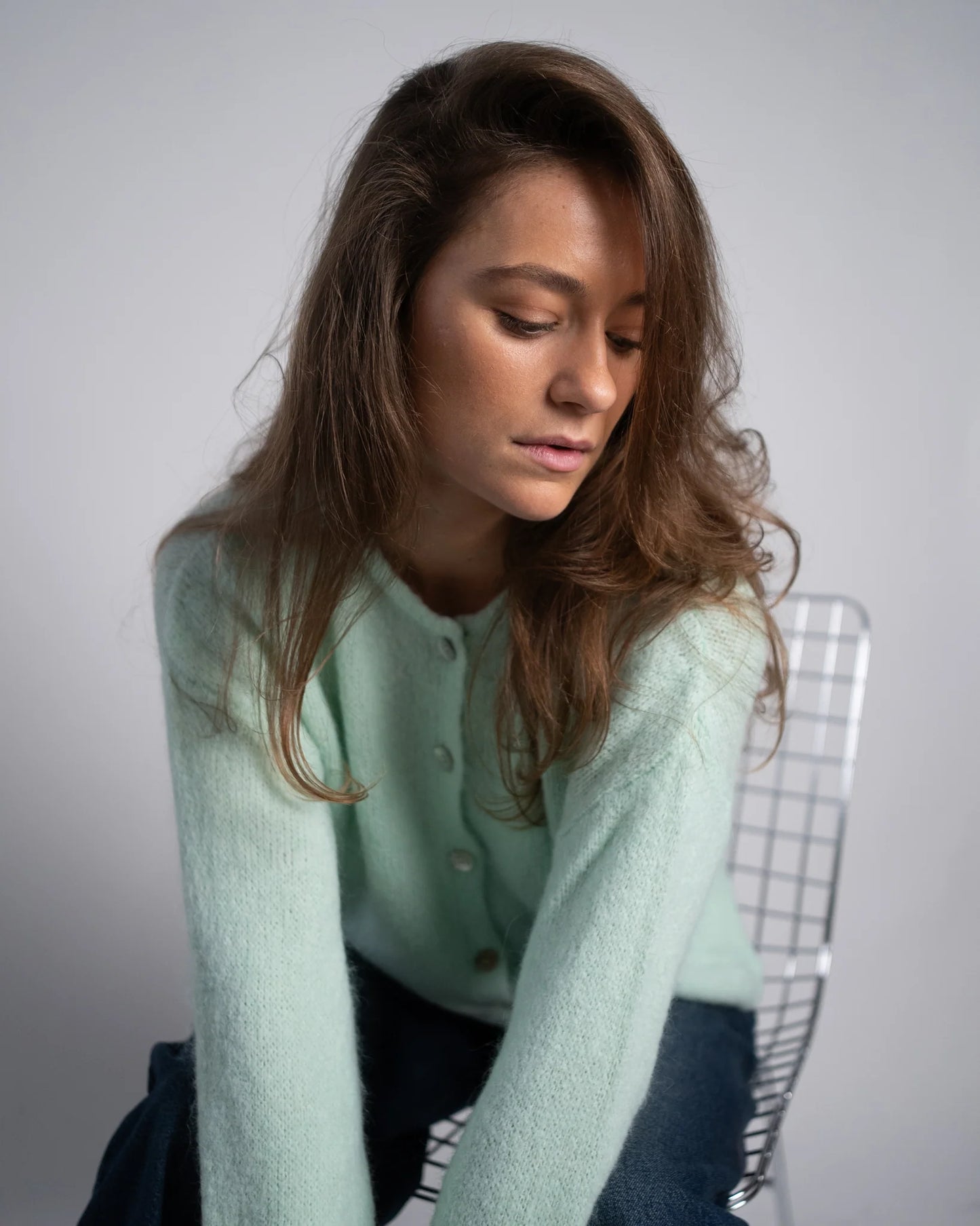 Lou & Odette | Nathalie Cardigan - Mint