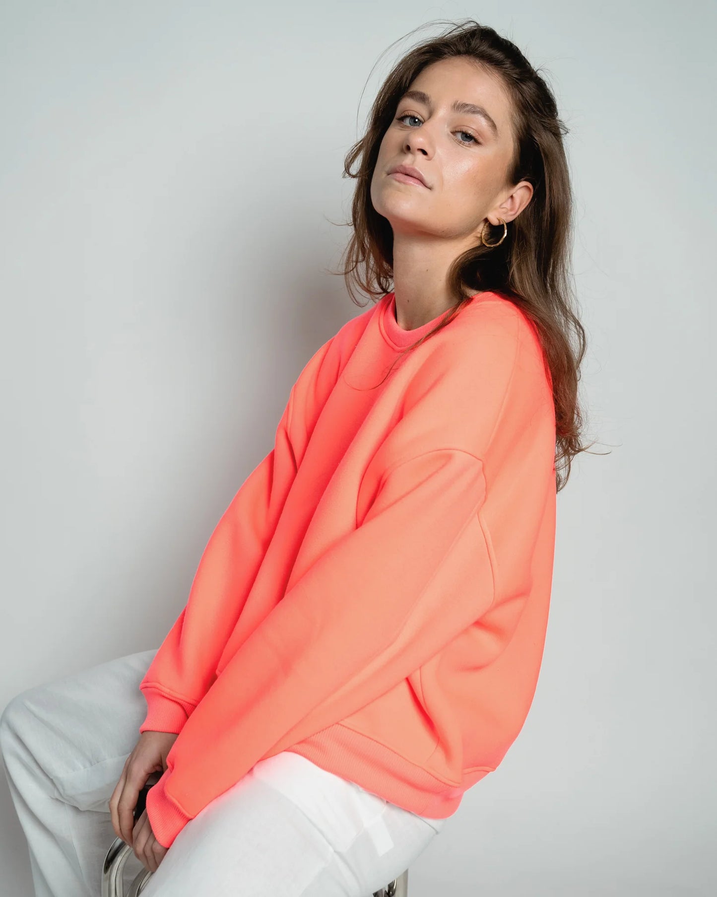 Lou & Odette | Paulina Easy Sweatshirt - Coral
