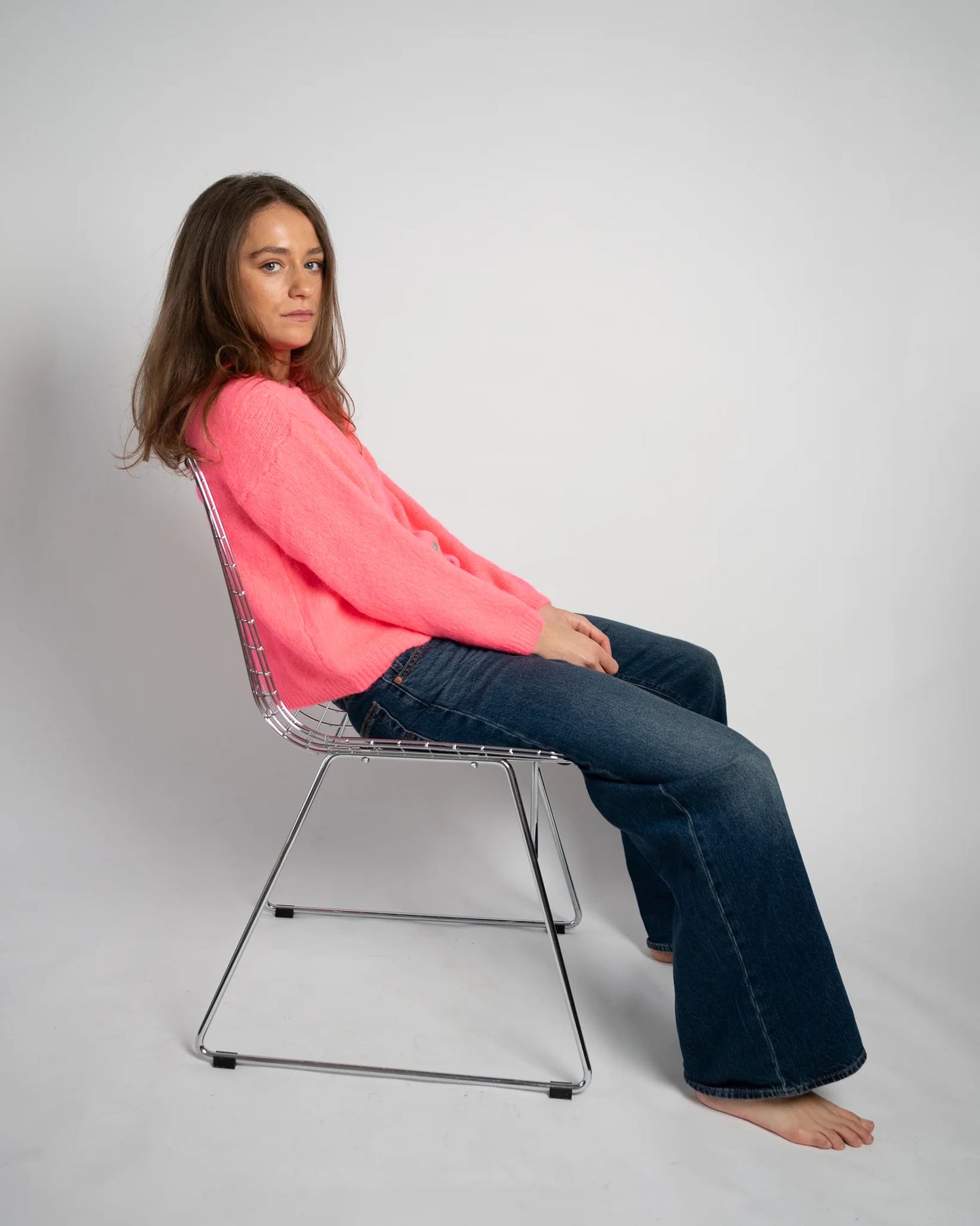 Lou & Odette | Nathalie Cardigan - Coral