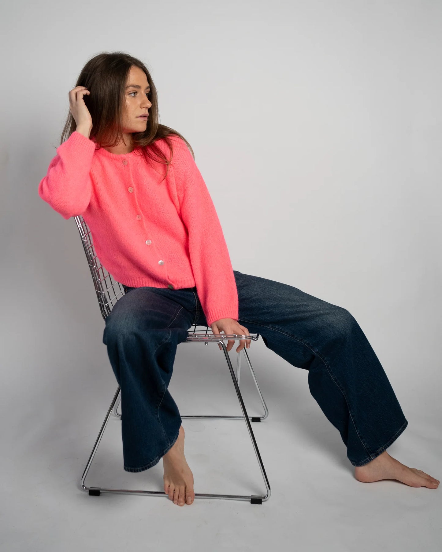 Lou & Odette | Nathalie Cardigan - Coral