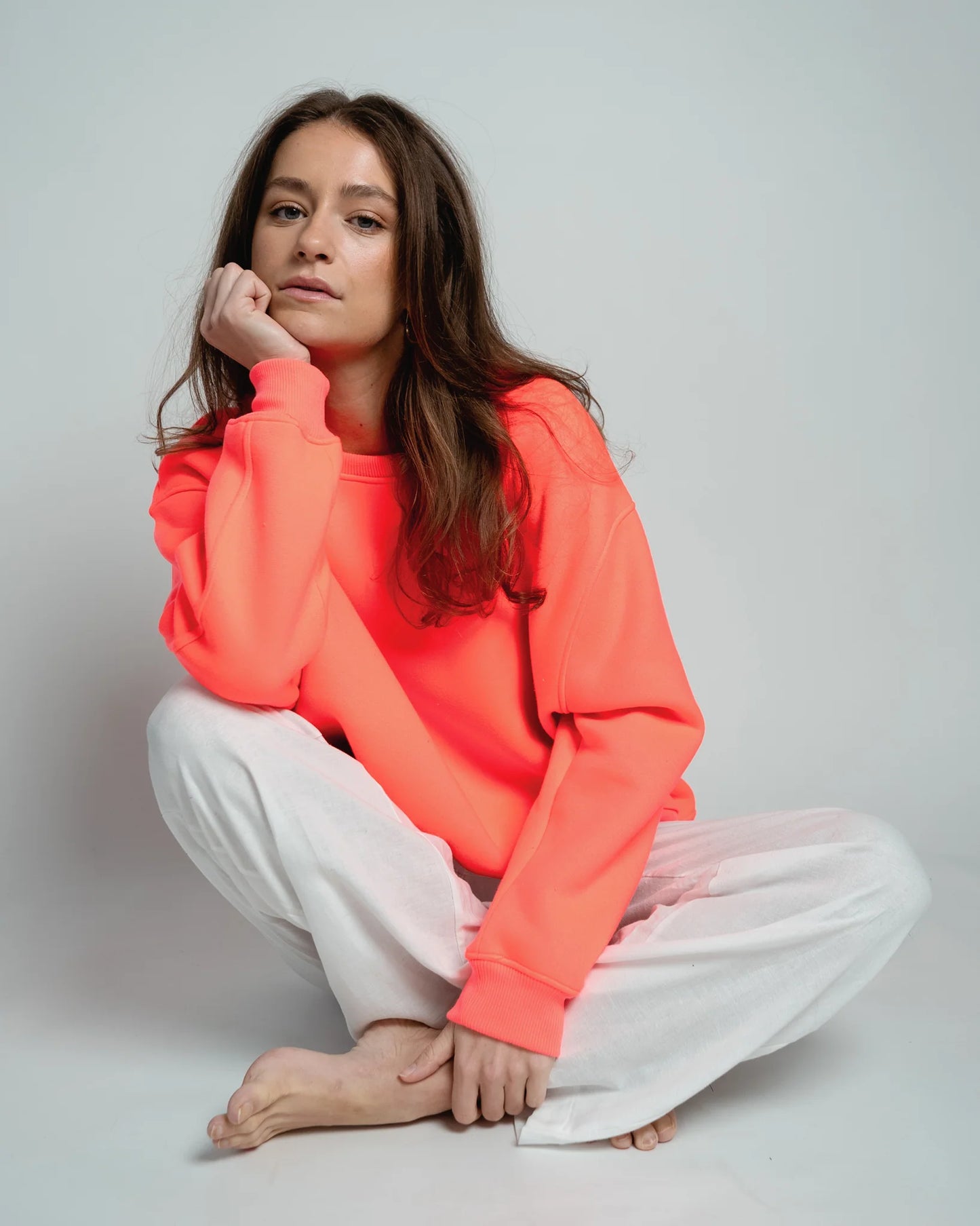 Lou & Odette | Paulina Easy Sweatshirt - Coral
