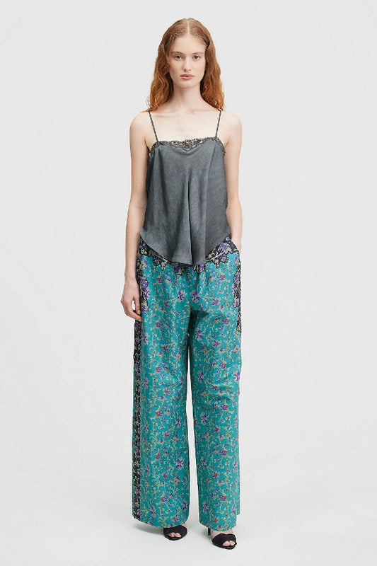 Mes Demoiselles | Papili Pants - Black/Turquoise