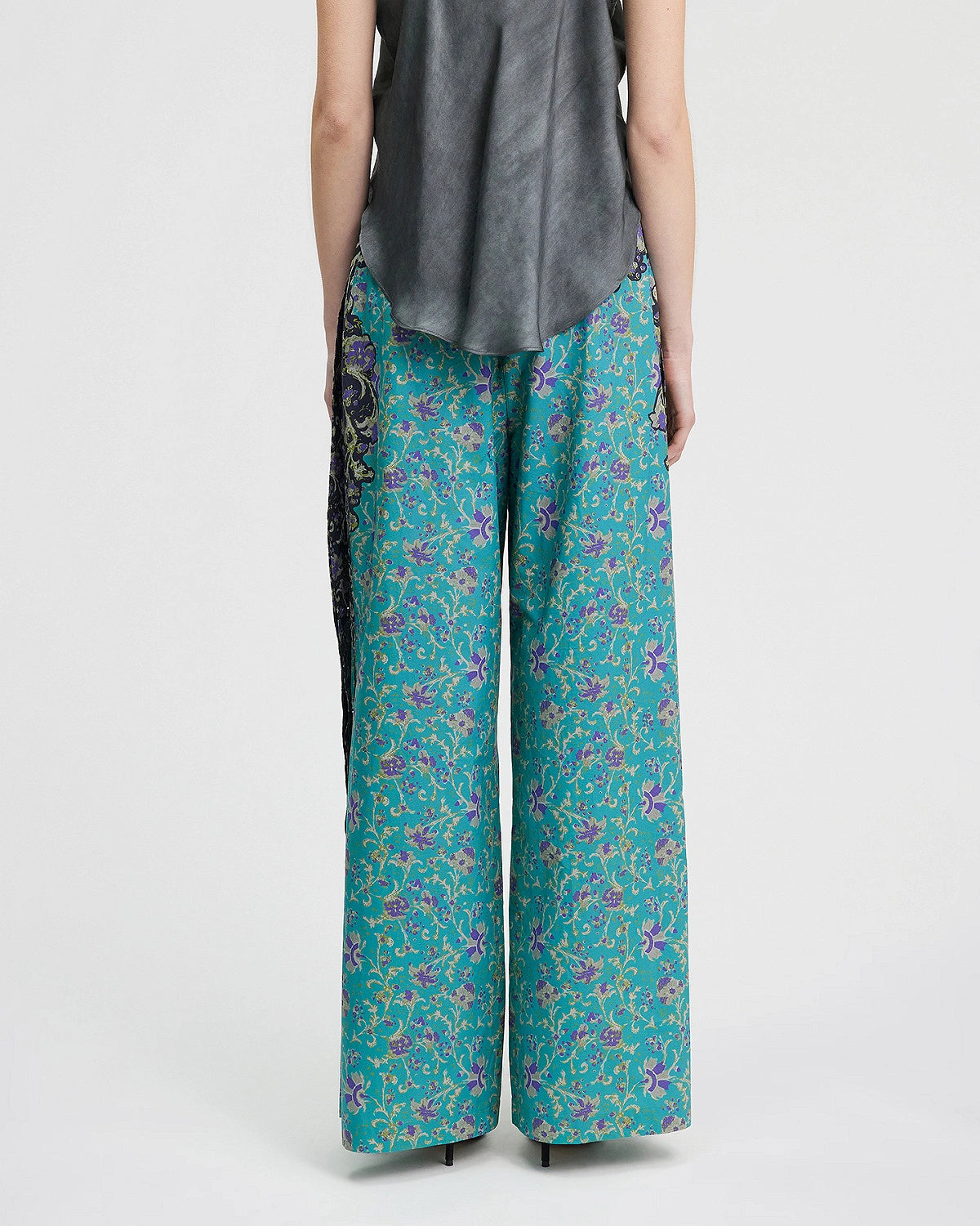 Mes Demoiselles | Papili Pants - Black/Turquoise