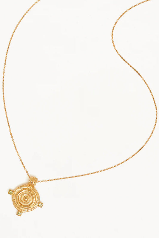 By Charlotte | Shield Necklace - Gold