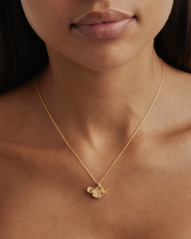 By Charlotte | Ocean Whisper Necklace - Gold Vermeil