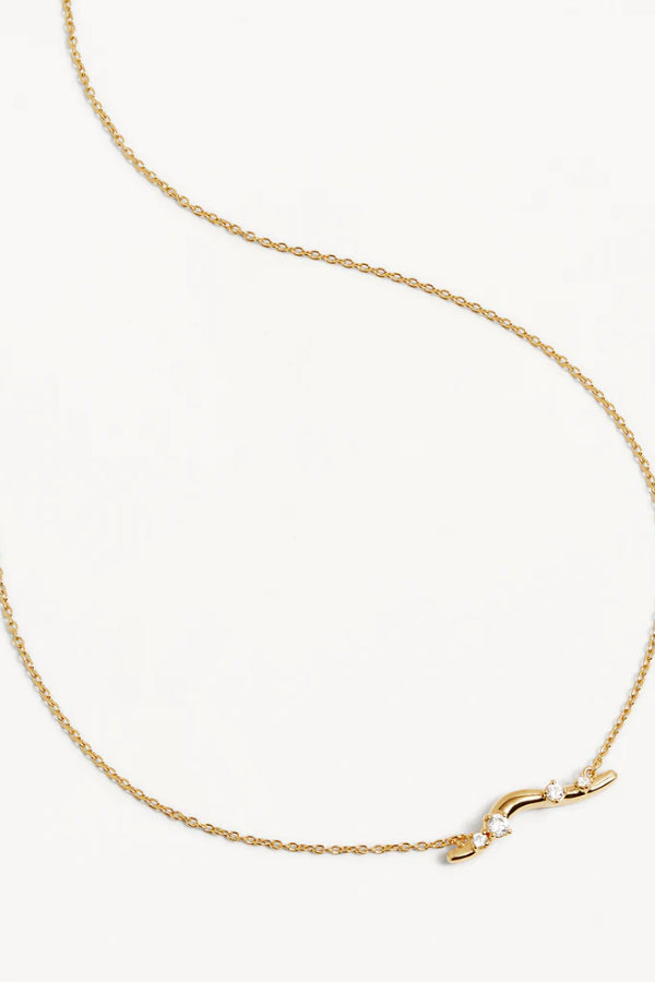 By Charlotte | Chasing Tides Necklace - Gold Vermeil