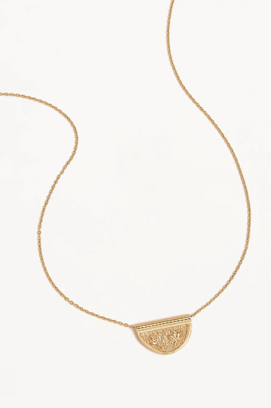 By Charlotte | Blooming together Lotus Necklace - Gold
