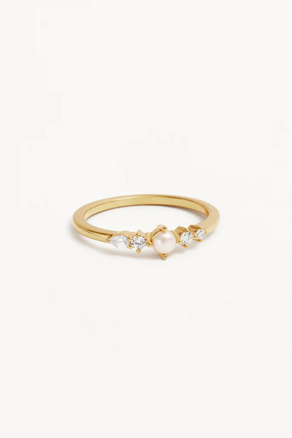 By Charlotte | Gold Sea Foam Ring - Gold Vermeil