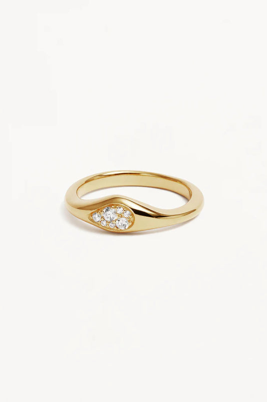 By Charlotte | Gold Ocean Mist Ring - Gold Vermeil