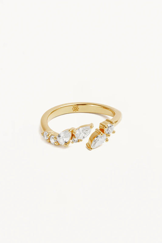 By Charlotte | Ocean Whisper Ring - Gold Vermeil