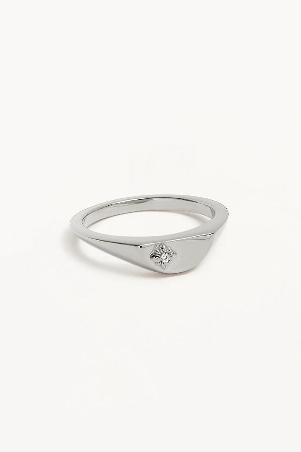 By Charlotte | Lotus Ring - Silver