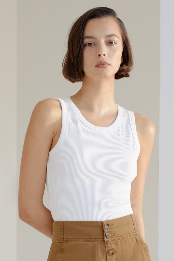 Morrison | Cassie Tank - White