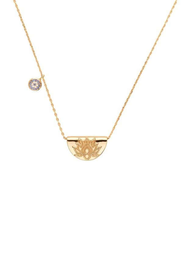 By Charlotte | Lucky Lotus Necklace - Gold