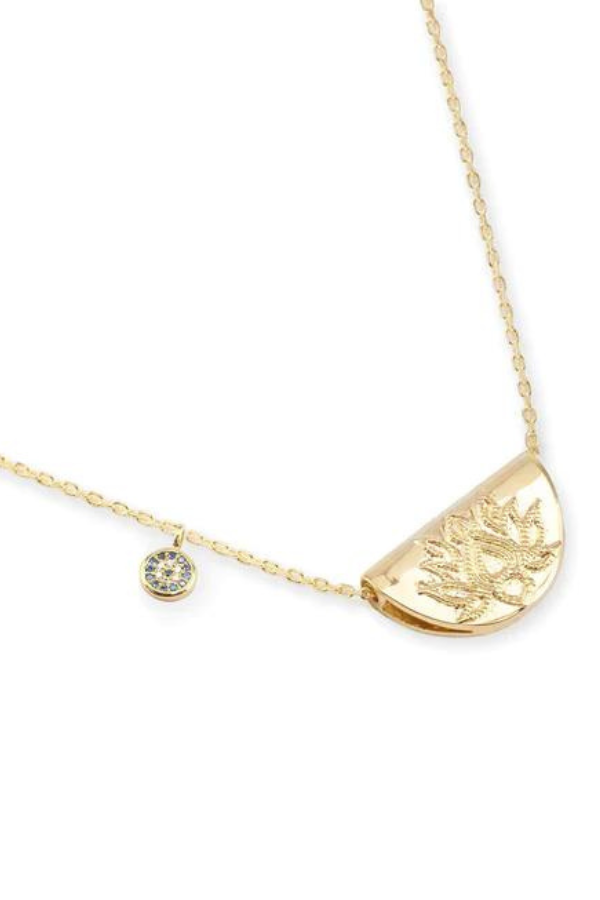 By Charlotte | Lucky Lotus Necklace - Gold