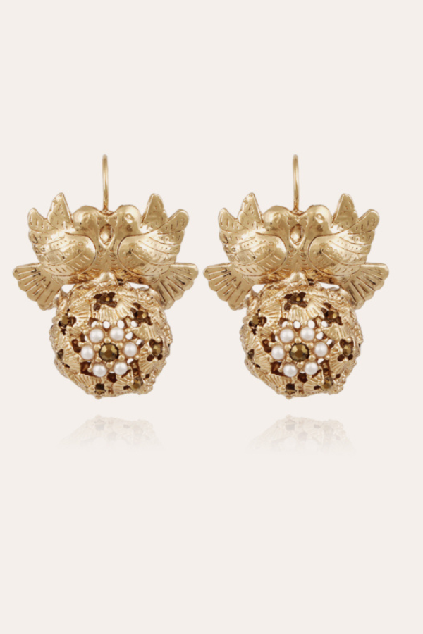 Gas Bijoux | Oaxaca Ball Earrings - White