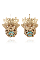 Gas Bijoux | Oaxaca Ball Earrings - Blue
