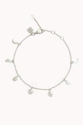 By Charlotte | I Am Protected Amazonite Bracelet - Silver