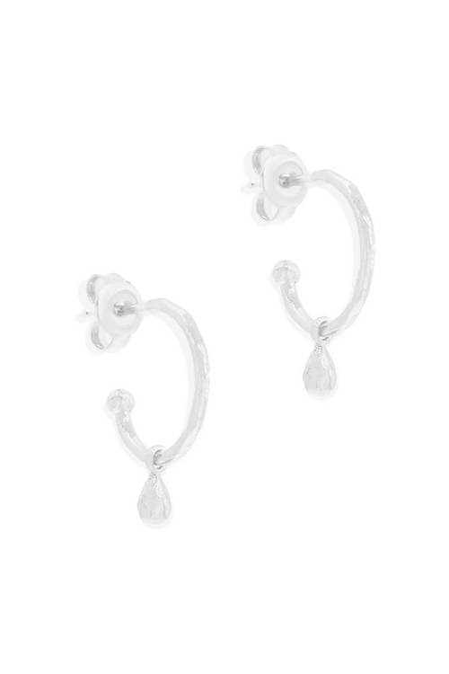 By Charlotte | Divine Grace Hoops - Sterling Silver
