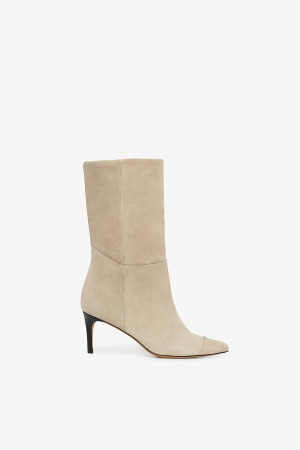 IRO Paris | Takari Suede Ankle Boots - Beige