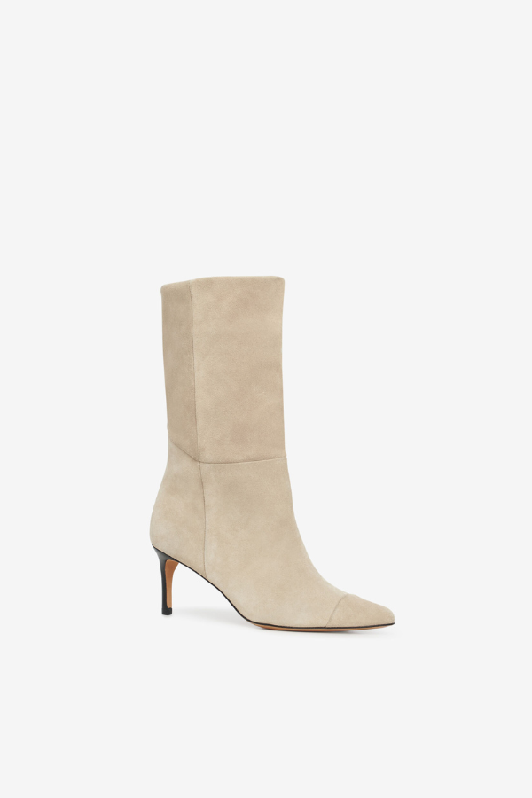 IRO Paris | Takari Suede Ankle Boots - Beige