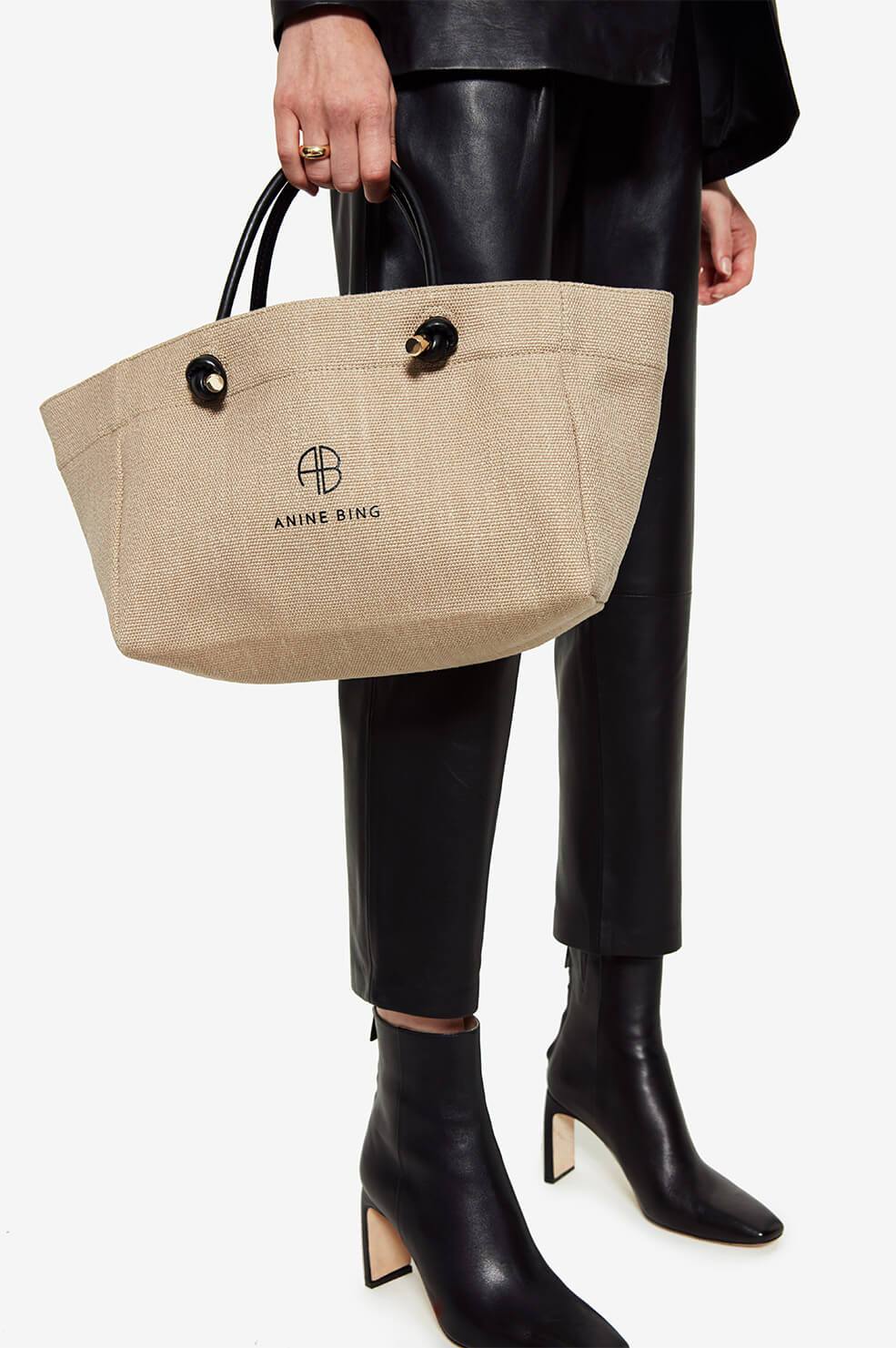 Anine Bing | Mini Saffron Tote - Brown