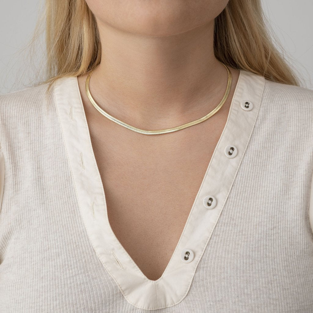 Anni Lu | Snake Charmer Necklace - Gold