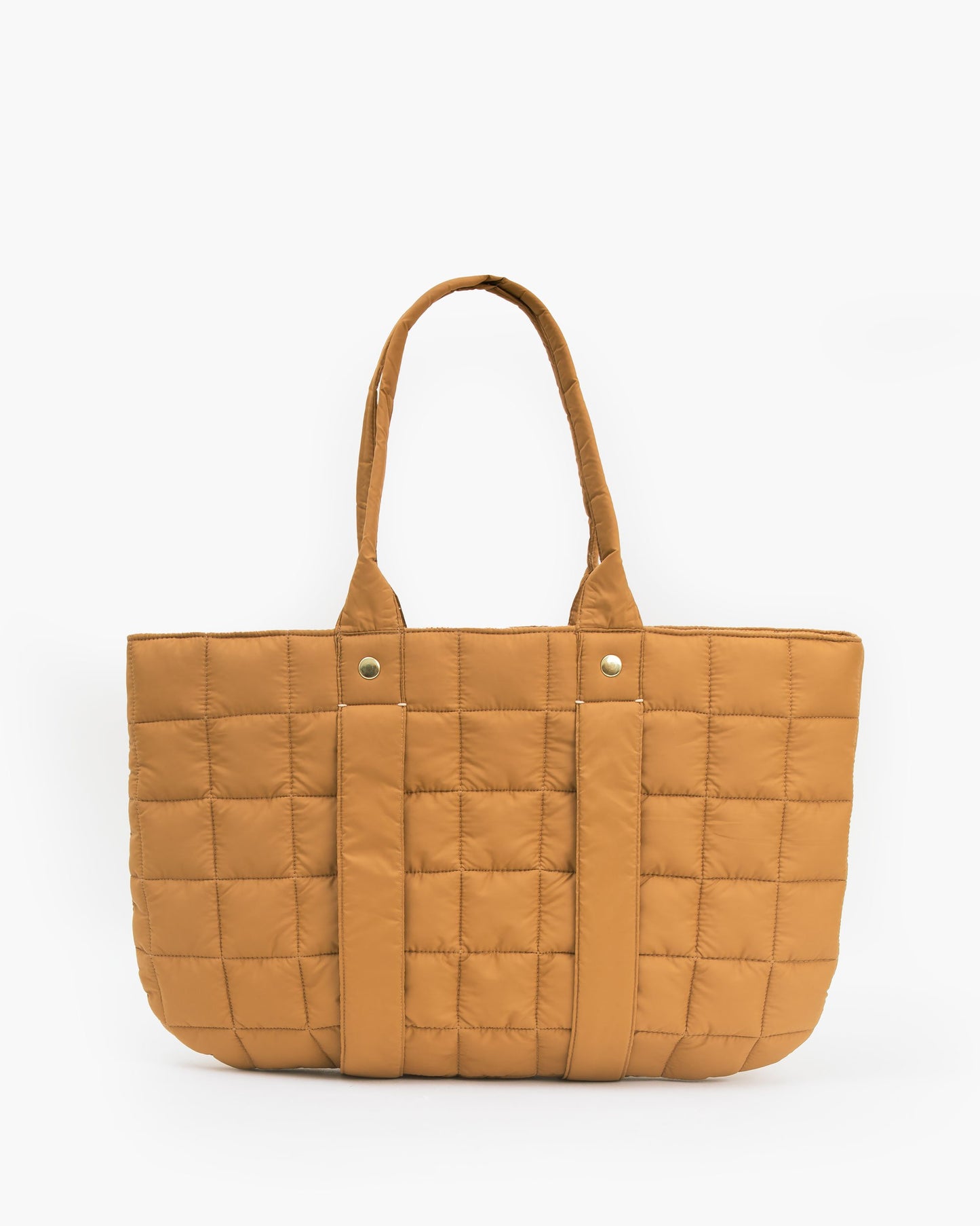 Clare V | Tropezienne Puffer Bag - Quilted Mustard